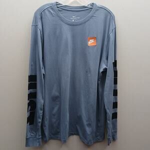 The Nike Tee Men's Long Sleeve T-Shirt Just Do It Logo Sleeves Men's Size XL